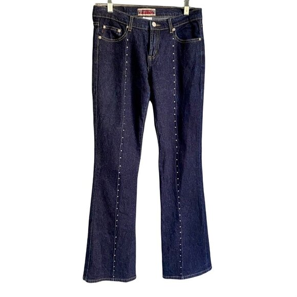 Z. Cavaricci Vintage Embellished Denim Jeans Size 7 - Picture 1 of 11